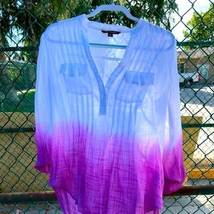 Alice and Olivia ombré blouse